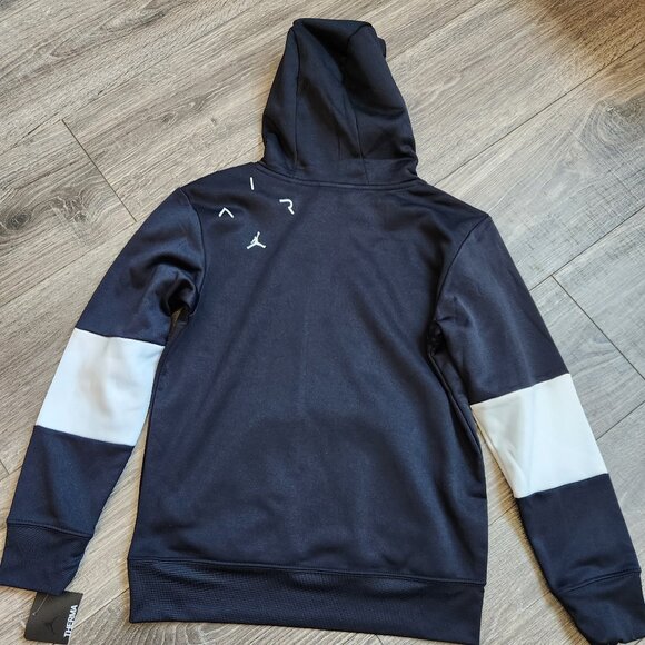 Nike Jordan core performance fleece lined thermal hoodie sz M - Picture 2 of 3